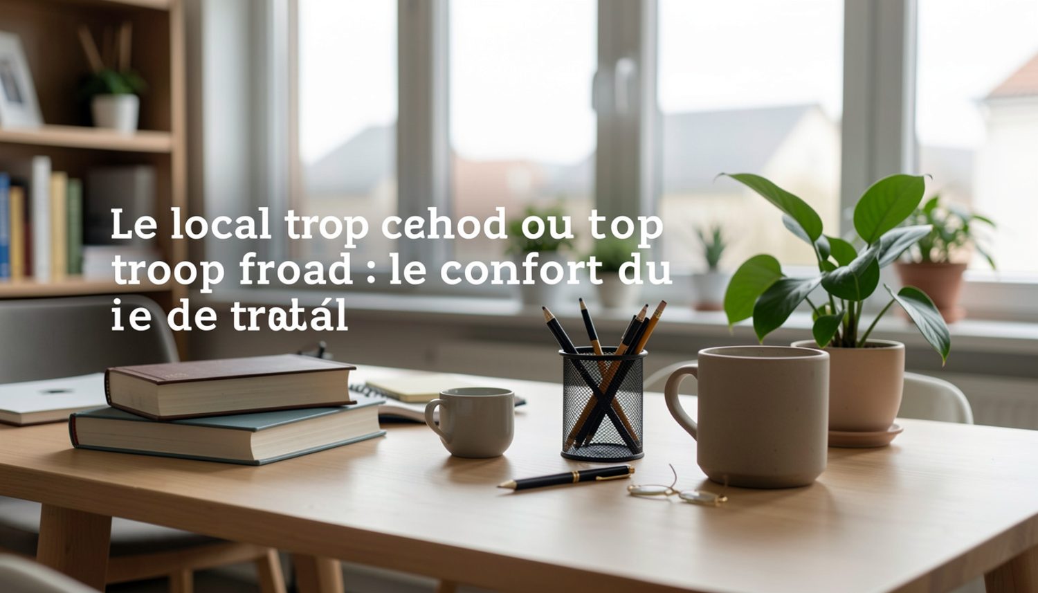 Local de répétition en hiver, interprètes en couches de vêtements devant un radiateur d’appoint, souffle visible dans la lumière froide.